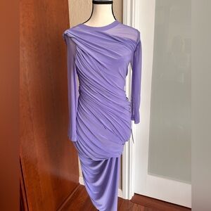 NWT Norma Kamali deep Lavendar dress